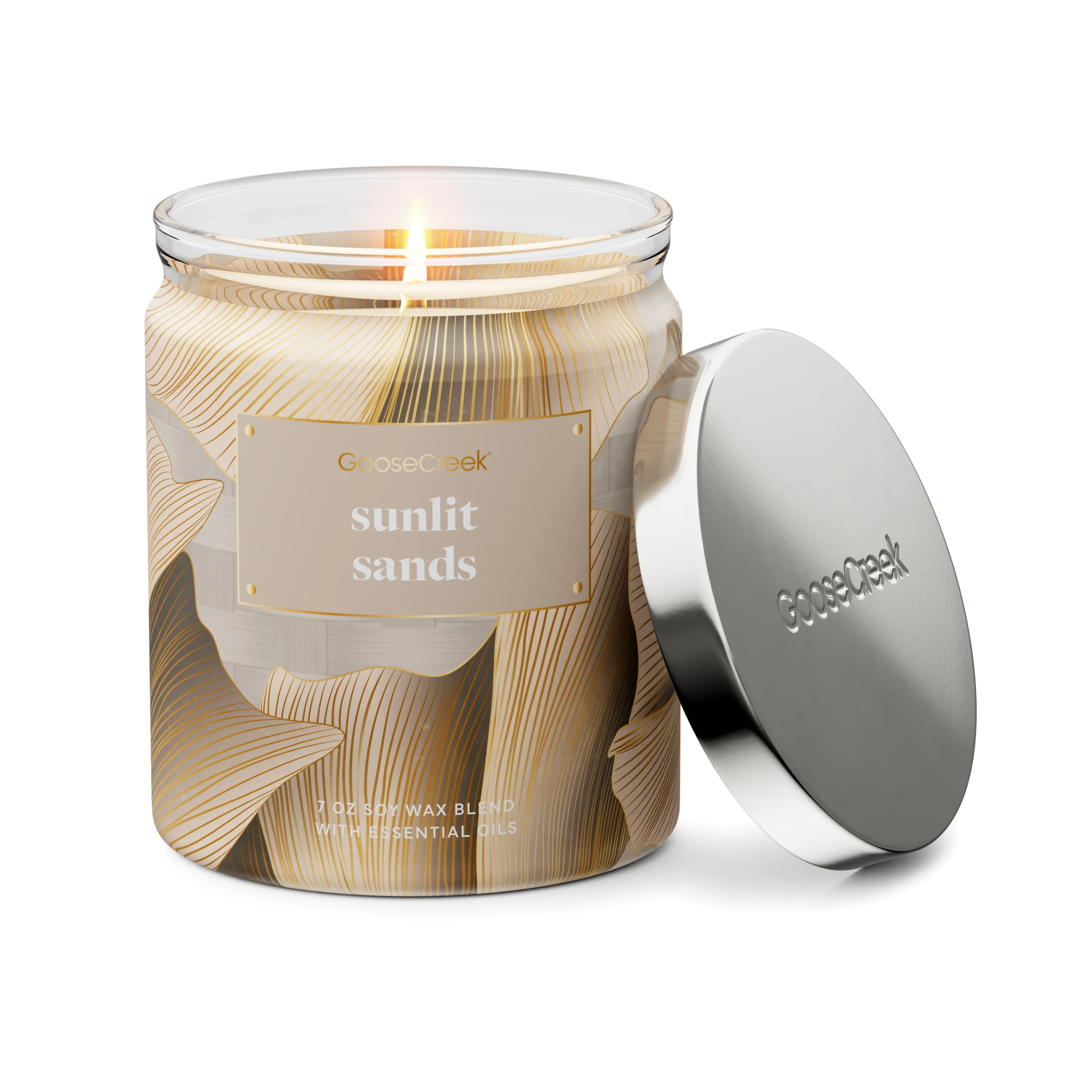 Sunlit Sands 7oz Single Wick Candle - Image 3
