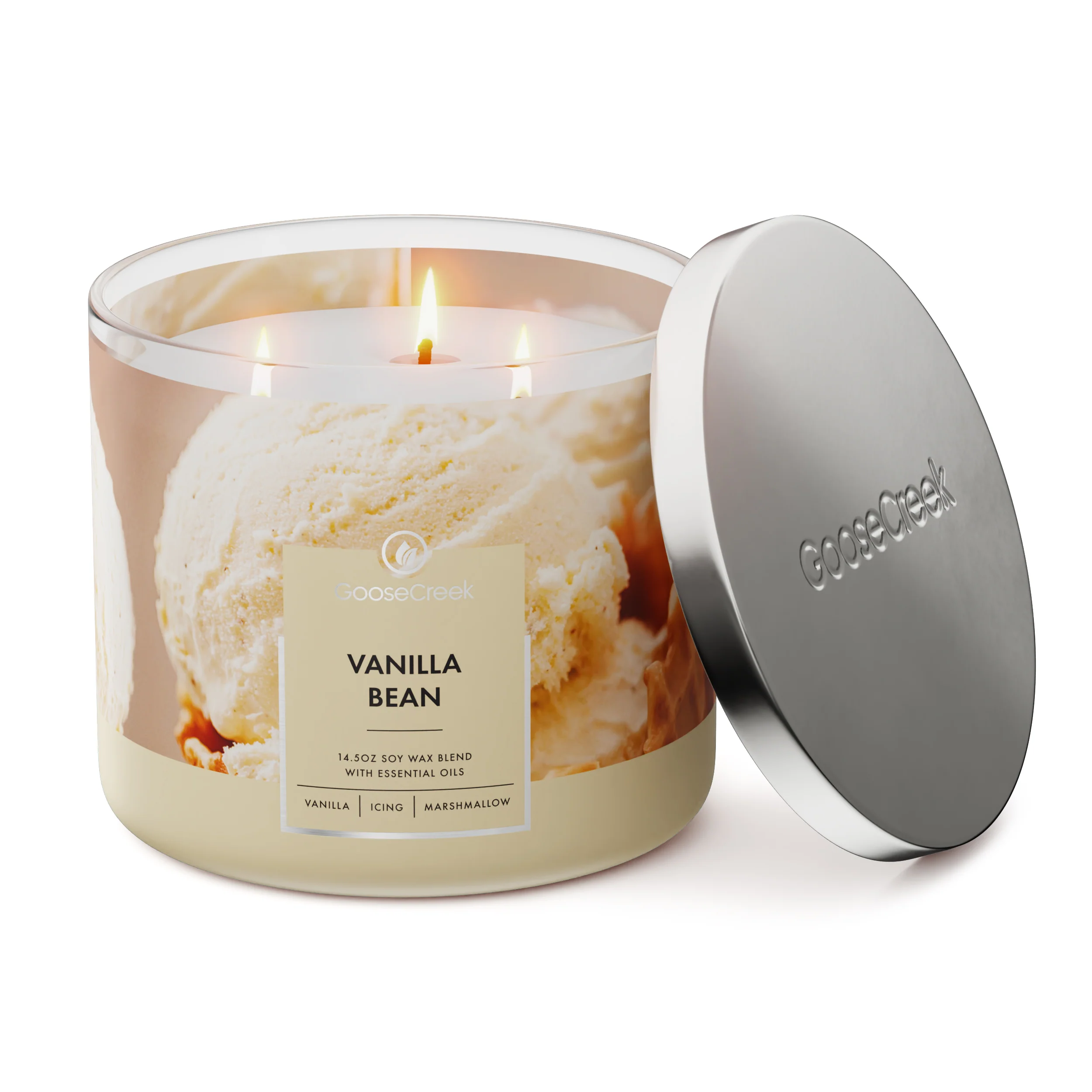Vanilla Bean 3-Wick Candle - Image 3