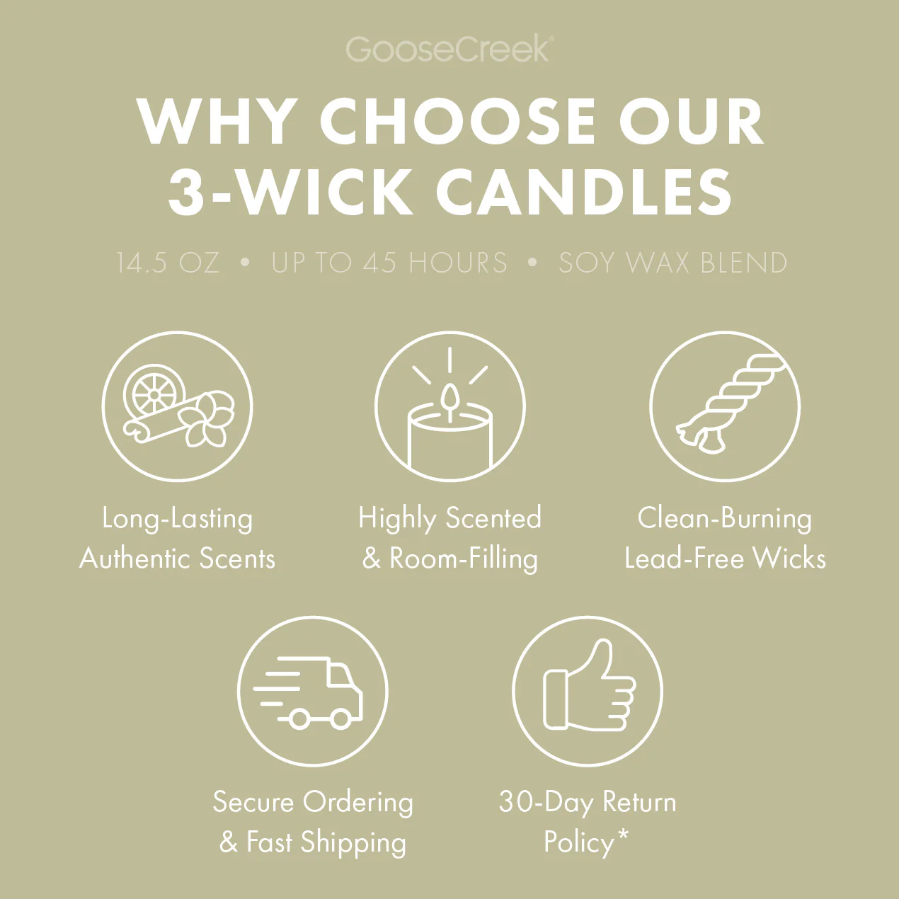 Warm & Welcome 3-Wick Candle - Image 4